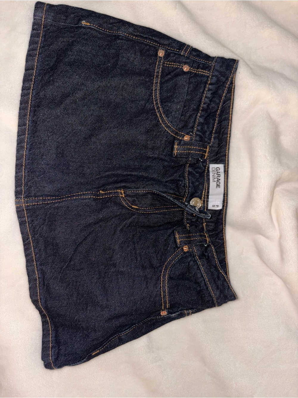 Garage Indigo Denim Jean Shorts